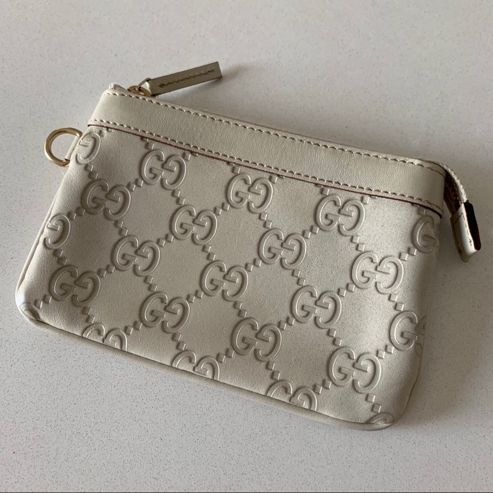 Authentic GUCCI Guccissima Leather Zip Pouch - Picture 2 of 9